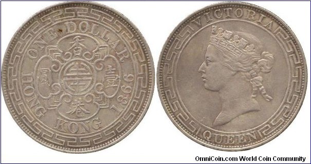 silver $1 Victoria
Hong Kong