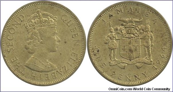 Jamaica 1 Penny 1964