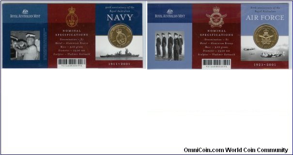 Left: 90th Anniversary of the Navy & Right: 80th Anniversary of the RAAF