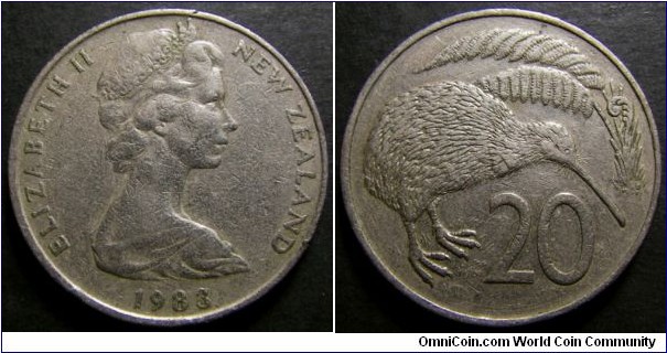 New Zealand 1983 20 cents. Found it circulating in Australia. 