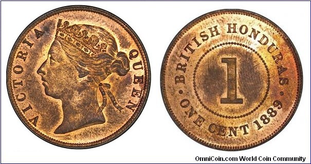 British Honduras Cent