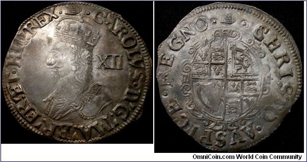 Charles I Shilling mm Tun and a hell of a specimen. NEF for grade