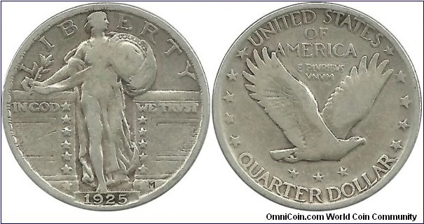 USA Quarter Dollar 1925