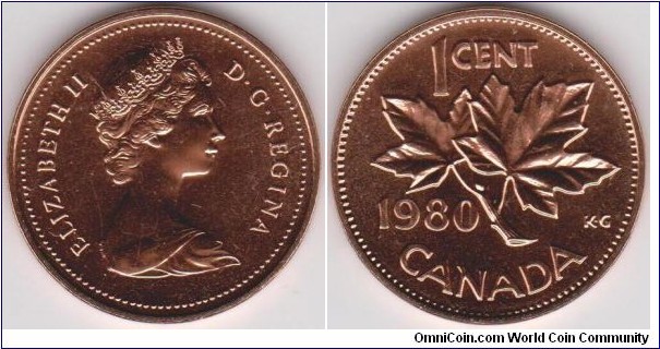 Canada 1 Cent 1980