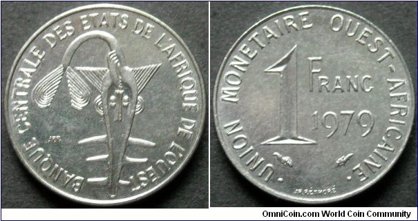 West African States
1 franc.
1979
