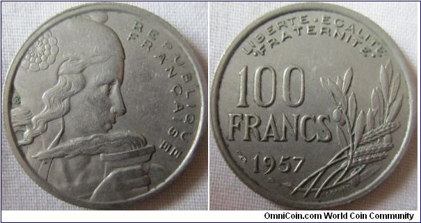 1957 100 franc