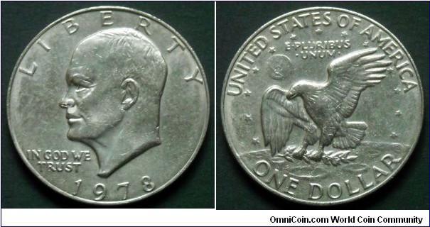 Eisenhower dollar. 
1978