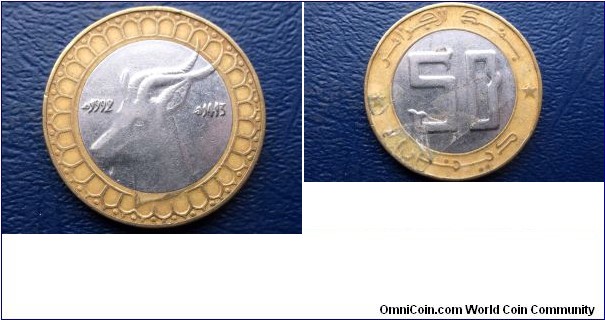 1413-1992 Algeria 50 Dinars Bi-Metallic Gazelle Type KM#126 1st Year Circ Go Here:

http://stores.ebay.com/Mt-Hood-Coins