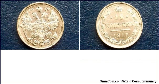 Silver 1915 Russia 15 Kopeks Y#21a.3 Nicholas II Nice High Grade Coin Go Here:

http://stores.ebay.com/Mt-Hood-Coins