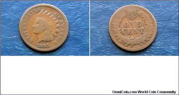 1865 Indian Cent Very Nice Circulated CN Civil War Era Copper Fancy 5 Type 
Go Here:

http://stores.ebay.com/Mt-Hood-Coins