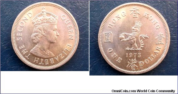 1973 Hong Kong Dollar KM#35 Crowned Lion Type Nice BU Coin 
Go Here:

http://stores.ebay.com/Mt-Hood-Coins
