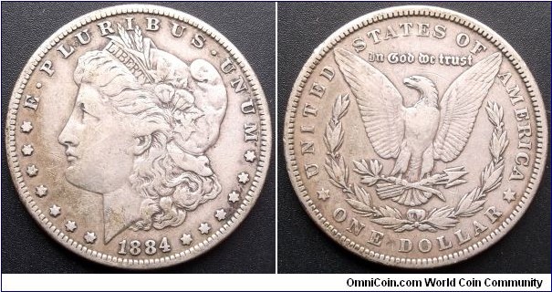 .900 Silver 1884-P Morgan Dollar Eagle Nice Grade Attractive Classic Crown Go Here:

http://stores.ebay.com/Mt-Hood-Coins