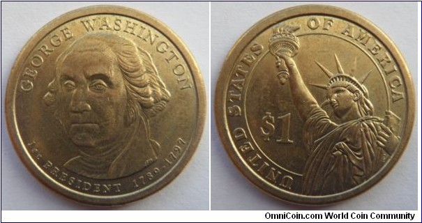 Presidential Dollar
1st President Washington