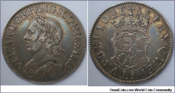 1658 Oliver Cromwell Shilling