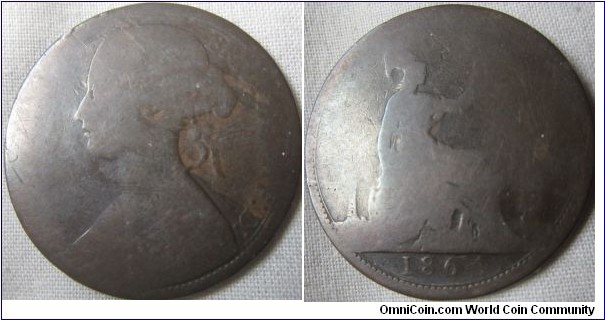 1864 penny possibly crossiet 4