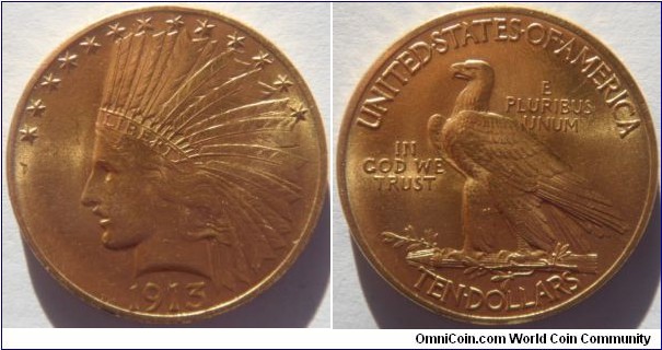 $10 - Gold
Liberty - Indian Head