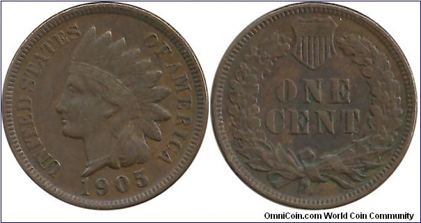 USA One Cent 1905