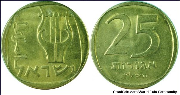 Israel25Agorot-km27-(5)734-1974