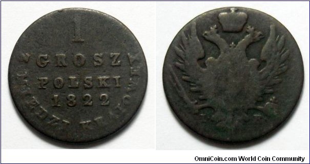 1 Grosz Polski.
1822