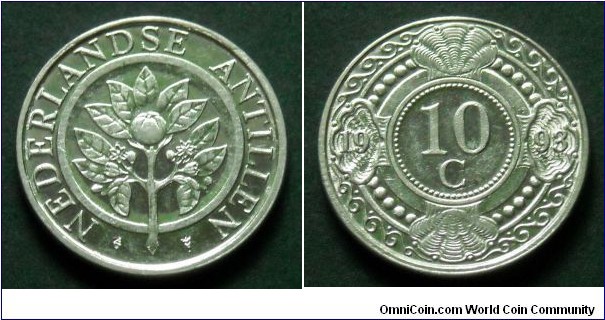 Netherlands Antilles 10 cents.
1993