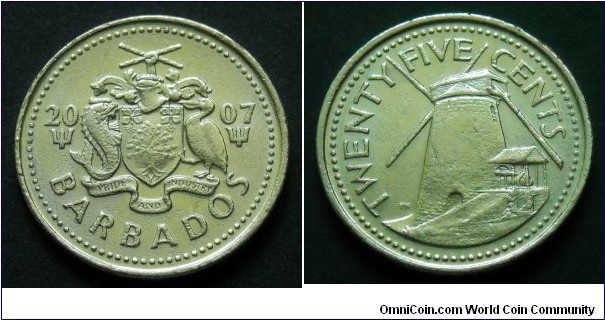 Barbados 25 cents.
2007