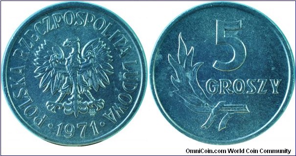 Poland5Groszy-ya46-1971