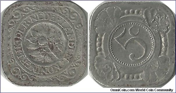 Nederland 5 Cents 1932