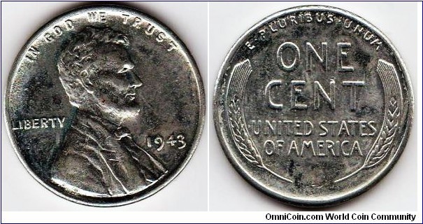 1943 Lincoln 1 Cent