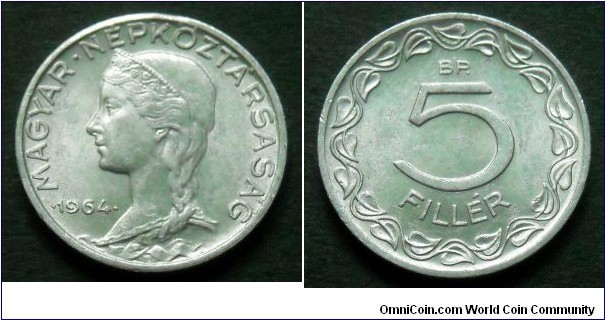 Hungary 5 filler.
1964