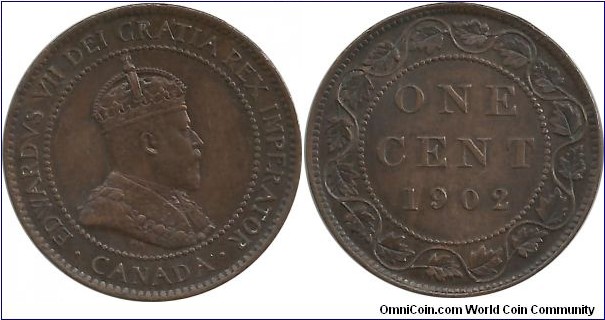 Canada 1 Cent 1902
