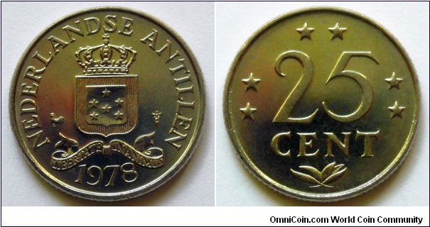 Netherlands Antilles 
25 cent. 1978