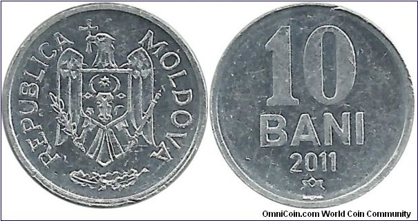 Moldovan Republic 10 Bani 2011