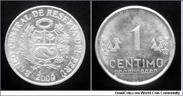 Peru 1 centimo. 2009