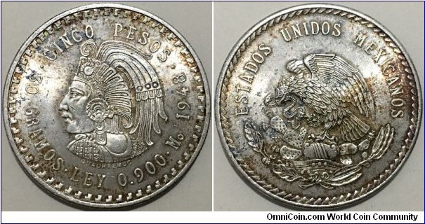 5 Pesos (United Mexican States // SILVER 0.900 / 30g / ⌀40mm) 