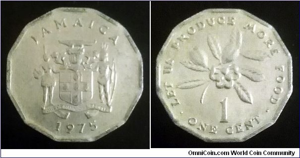 Jamaica 1 cent. 1975, F.A.O.