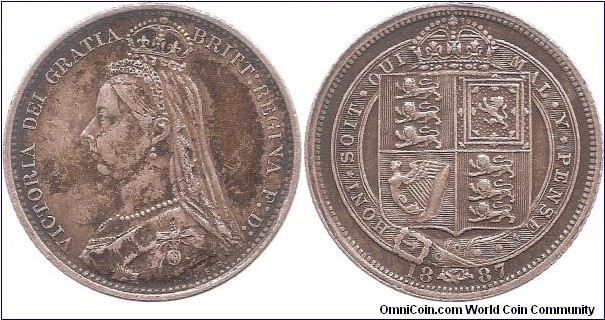 6 Pence 1887 United Kingdom