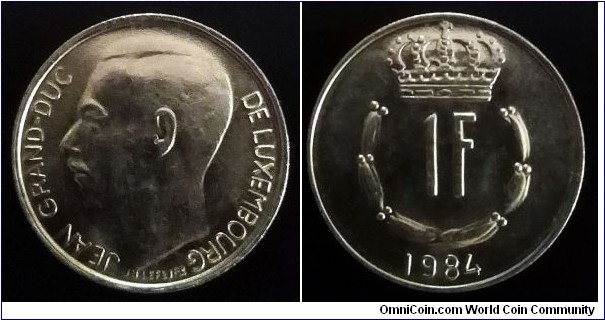 Luxembourg 1 franc. 1984 (II)