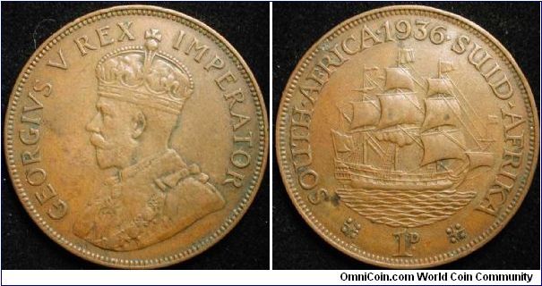 1 Penny
Bronze
George V