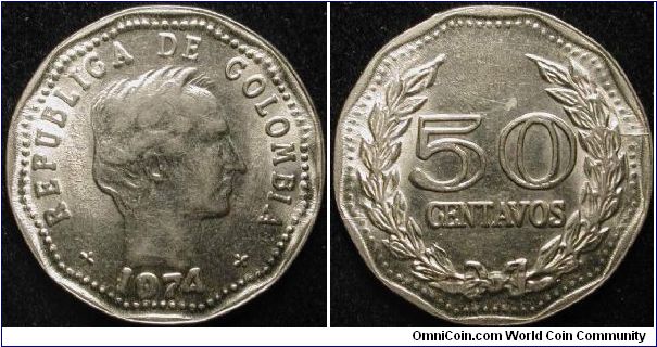 50 Centavos
Nickel clad steel
Large date