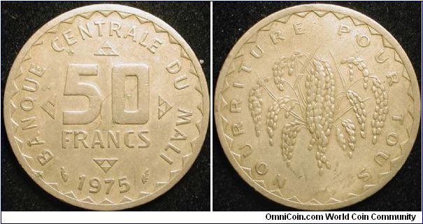 50 Francs
Nickel brass
F.A.O. Issue