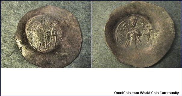Extremely Rare, less than 100 of these coins know to exist. Theodore Mankaphas 1188-1189 & 1204-1205 1st King of Bulgaria (Philadelphia) Obv: Christ standing. Rev: Theodore in greek.