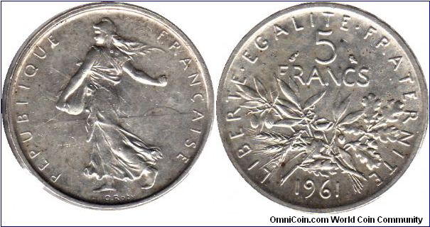 5 Francs - silver