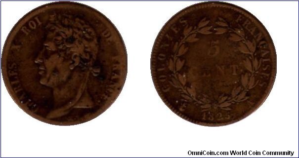 French Colonies - 5 centimes