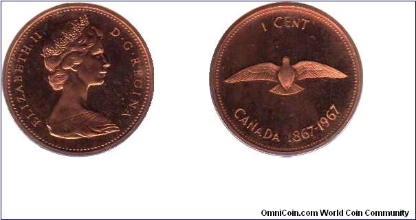 1967 1 cent