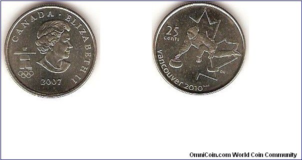 25 cents
Olympic Wintergames Vancouver 2010
Curling