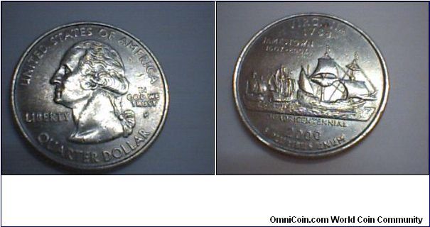2000-P Virginia State Quarter 25c.