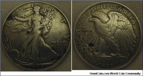 a very nice walker liberty half dollar a nice bright coin