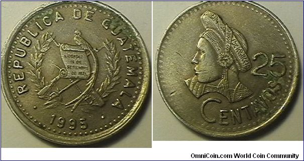25 Centavos, Copper-nickel