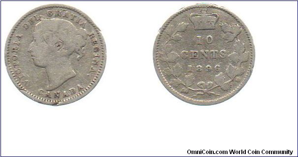 1896 10 cents