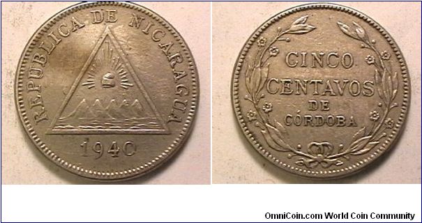 5 Centavos, Copper-nickel